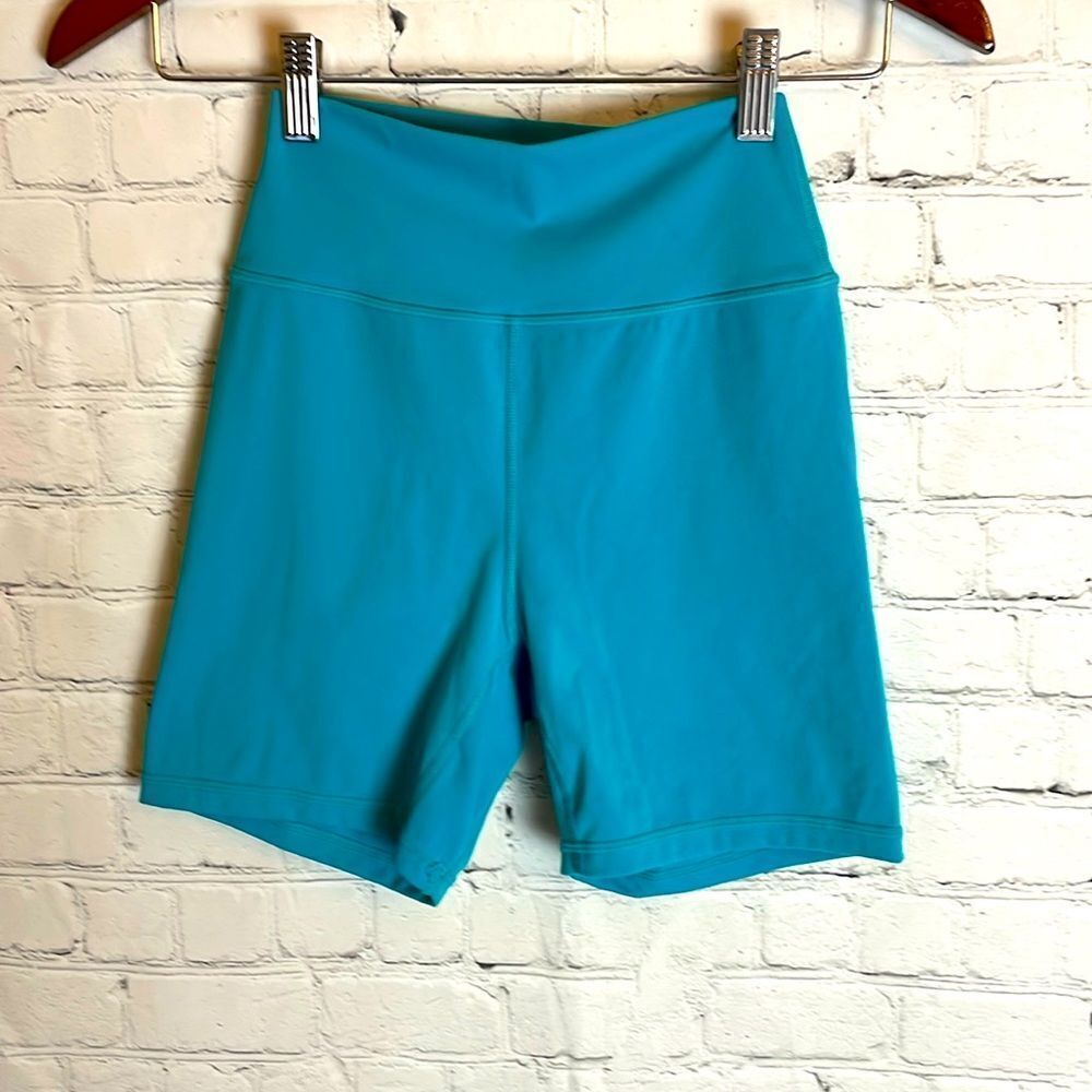 BuffBunny Teal Bike Shorts